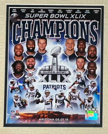 New England Patriots - Julian Edelman Autographed 2 Way with Ticket