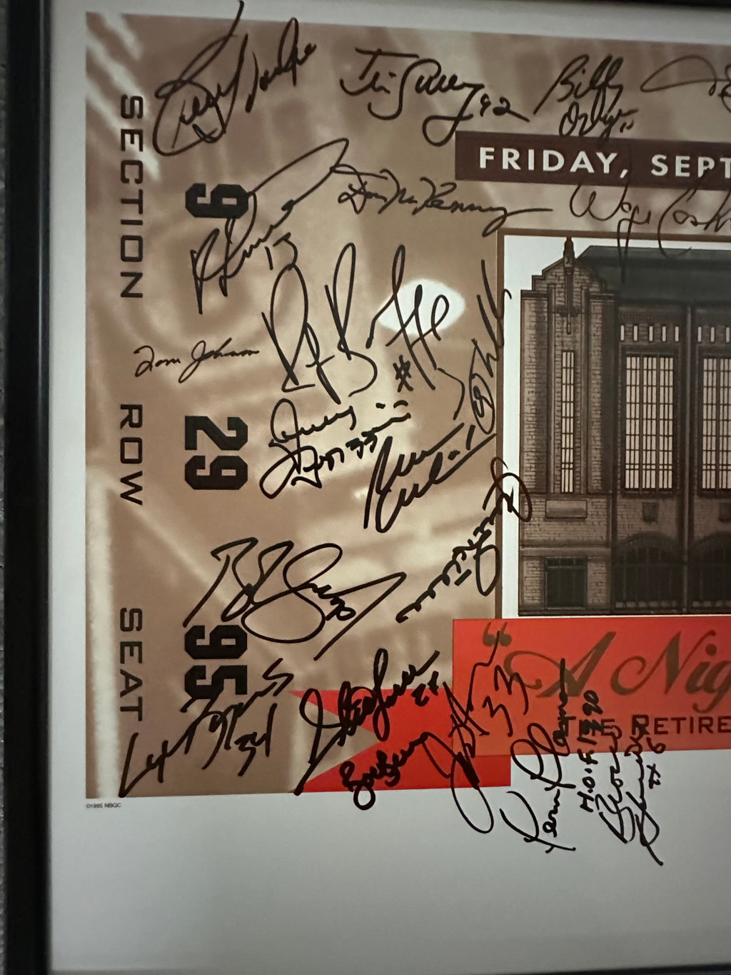 Boston Gardens Retirement - "A Night to Remember" with Multiple Autographs