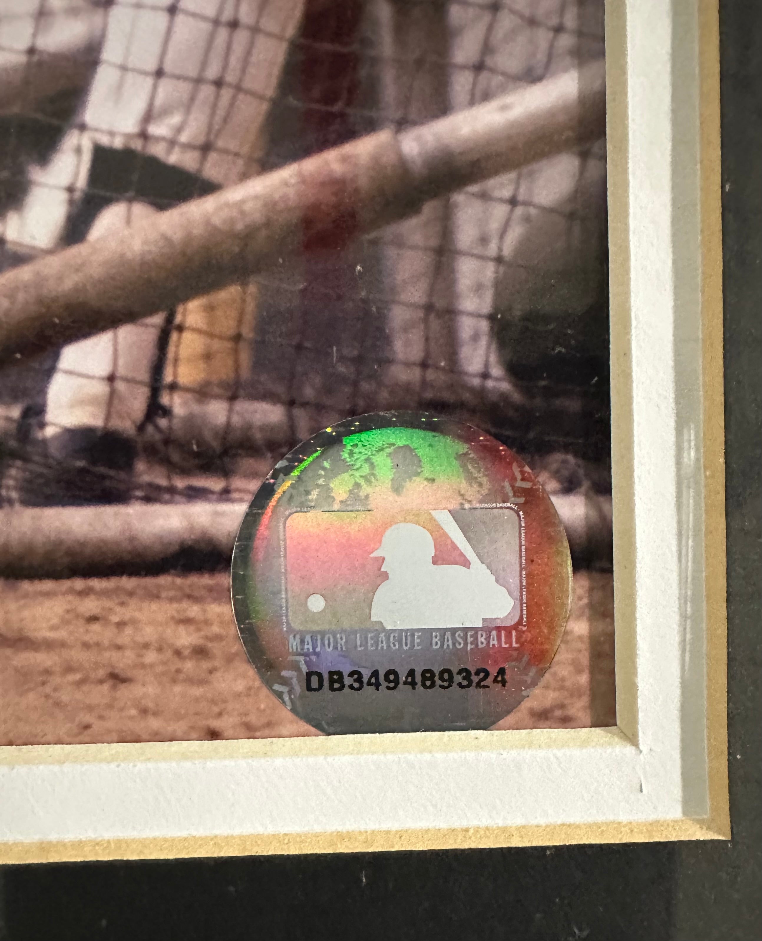 NY Yankees - Thurman Munson Collage with signed Baseball