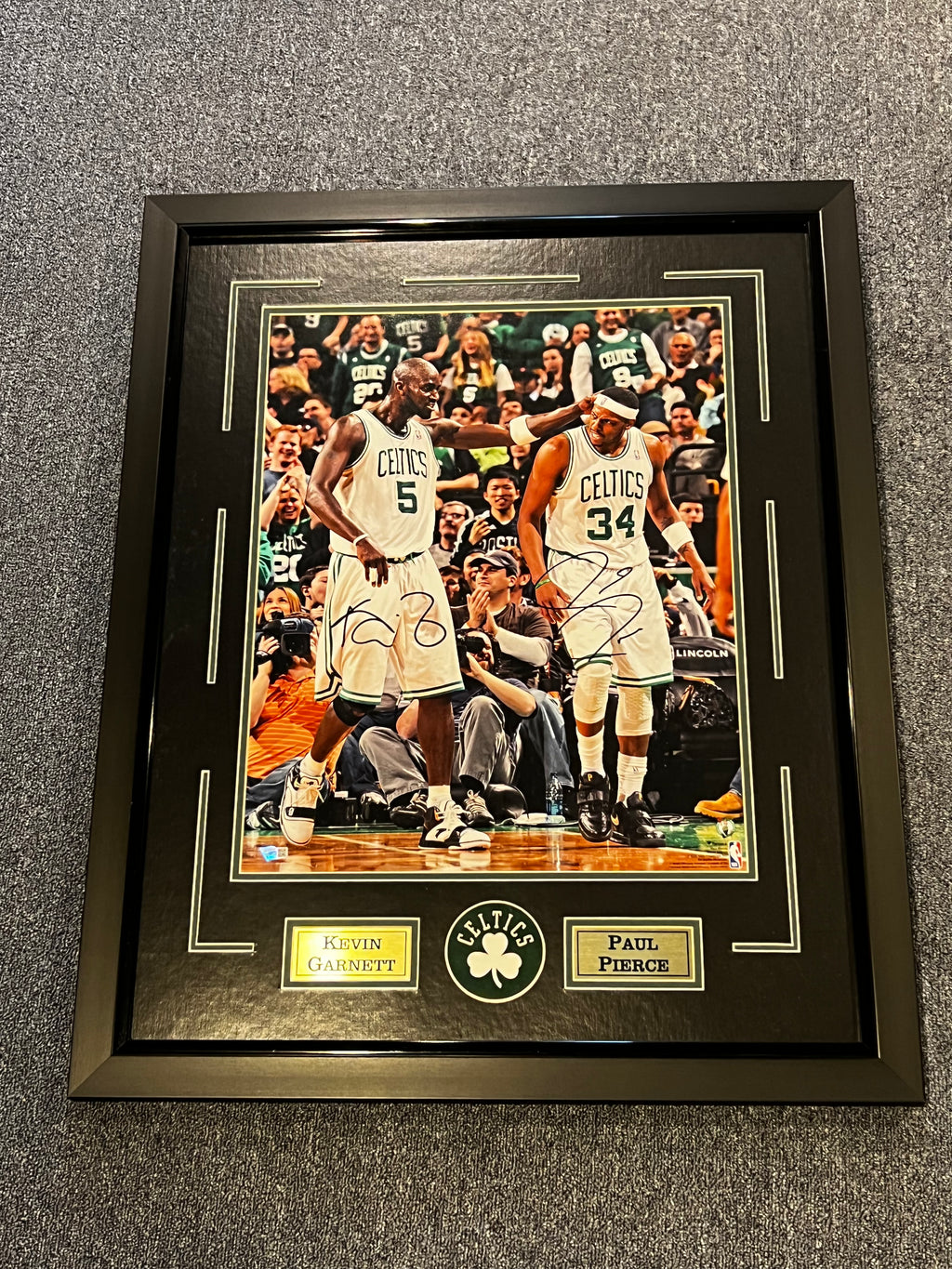 Boston Celtics - Kevin Garnett and Paul Pierce Autographed