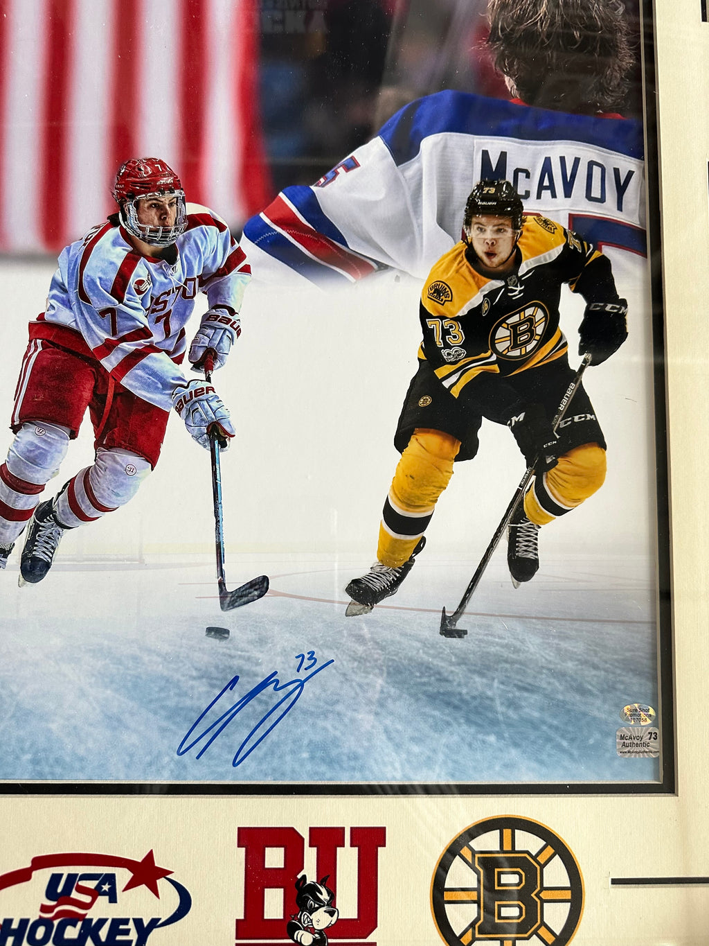 Boston Bruins Charlie McAvoy Autographed