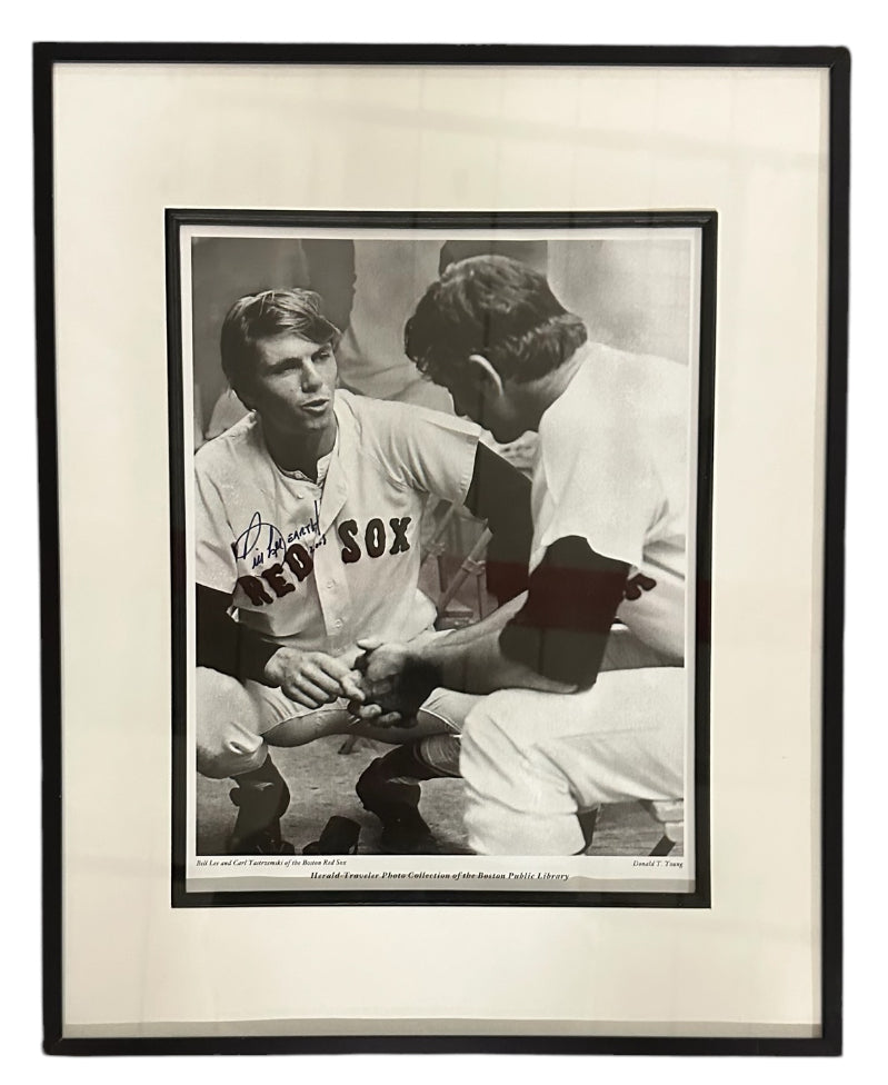 Boston Red Sox - Bill Lee & Carl Yastrzemski with Bill Lee Autograph