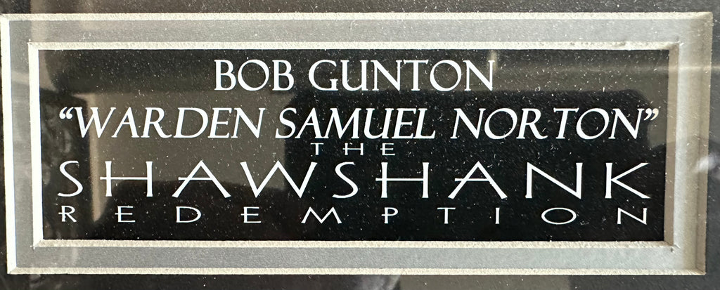 Bob Gunton Shawshank Redemption -  Autographed