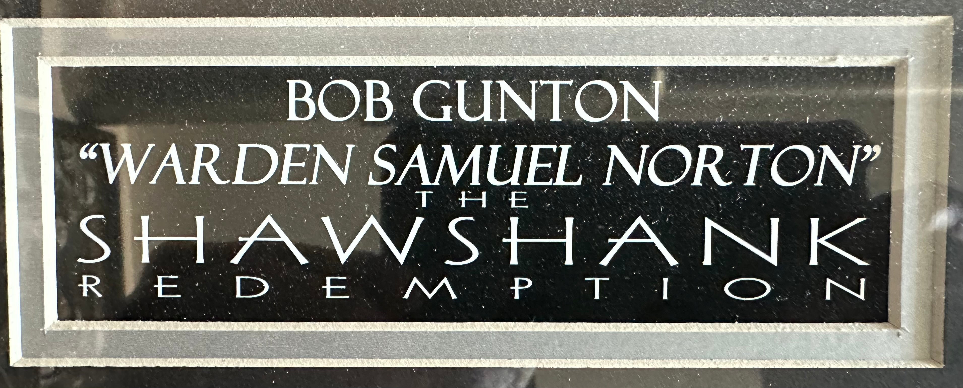 Bob Gunton Shawshank Redemption -  Autographed