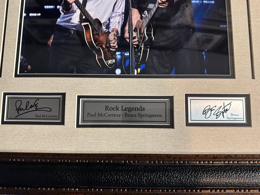 Rock Legends Paul McCartney & Bruce Springsteen