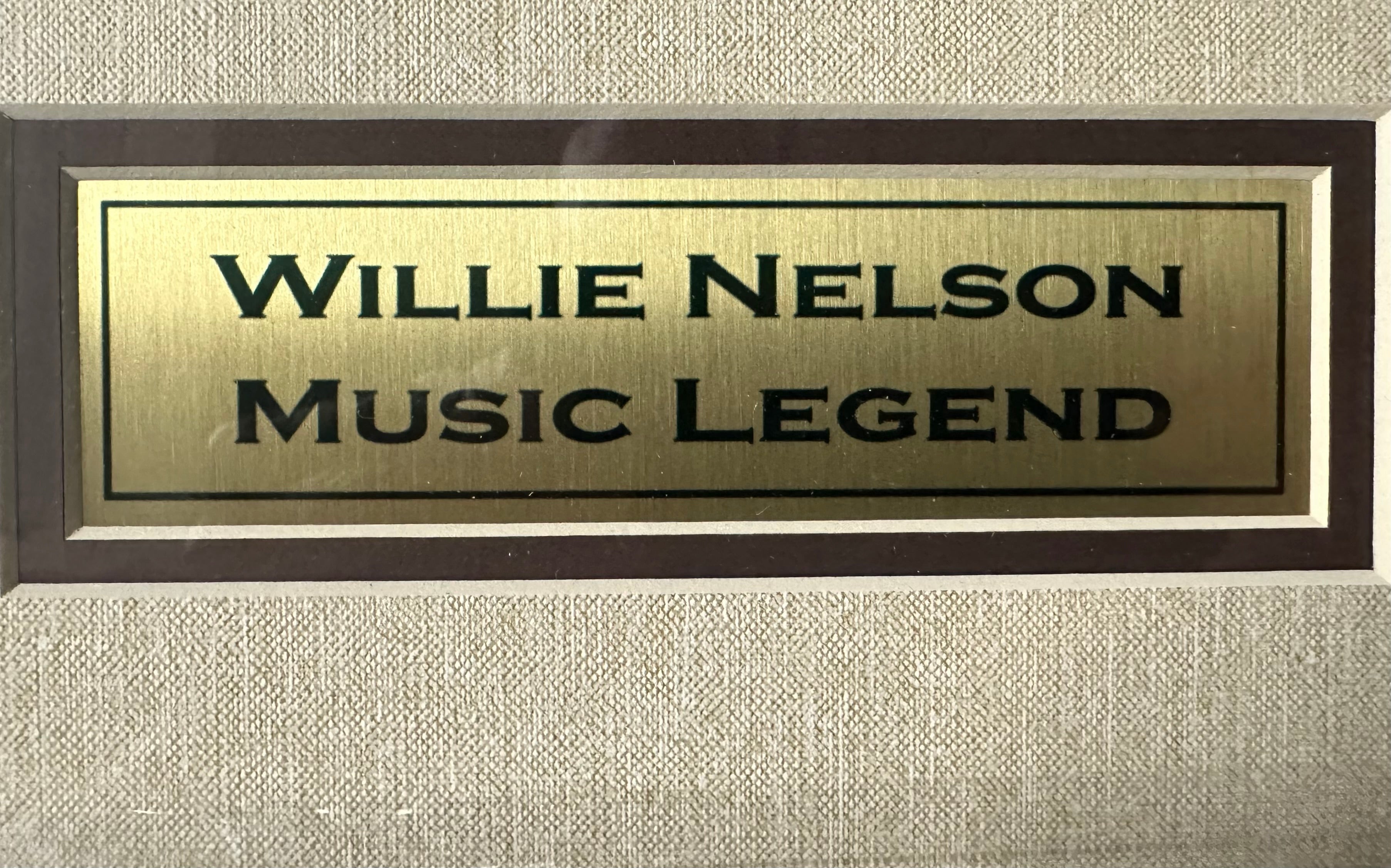 Willie Nelson - Country Music Legend Autographed