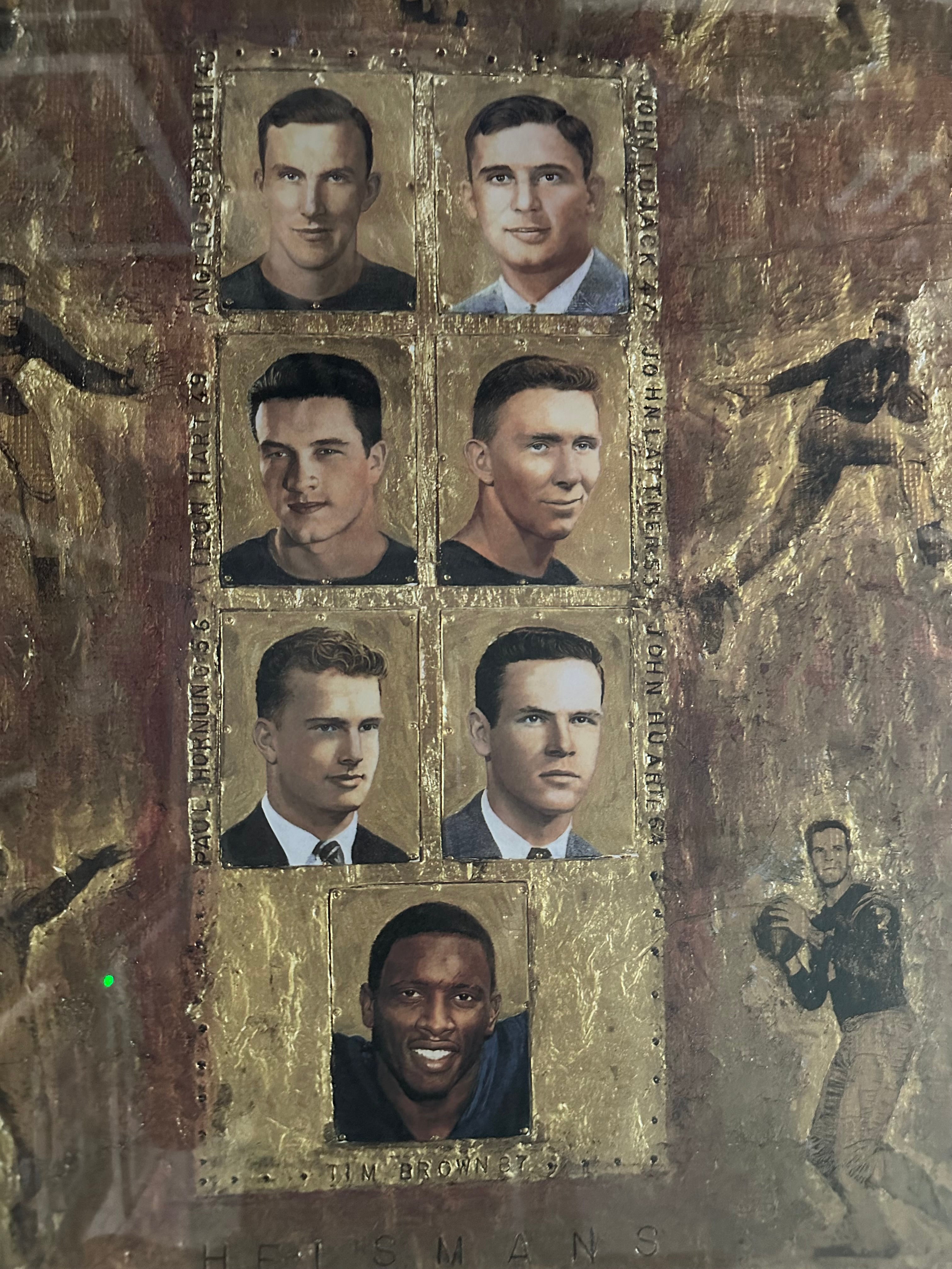 Notre Dame Heisman Winners - Autographed