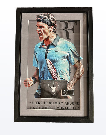 Roger Federer with Quote