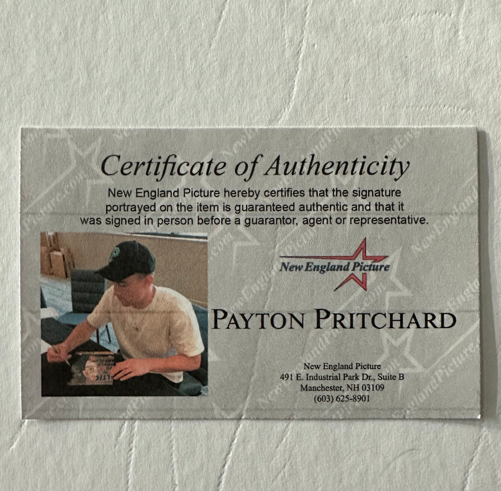 Boston Celtics - Payton Pritchard 8x10 Autographed