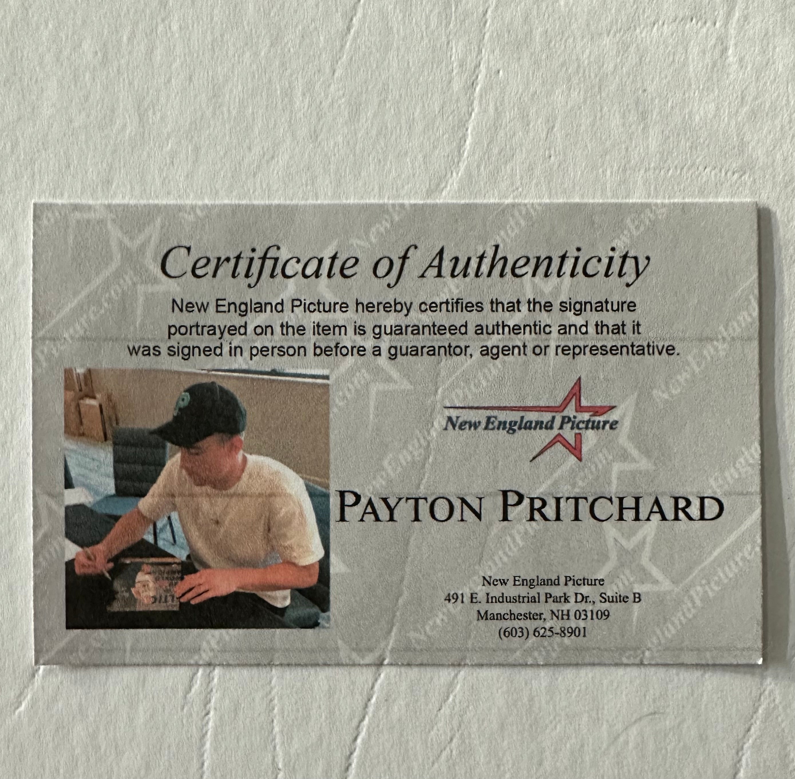 Boston Celtics - Payton Pritchard 8x10 Autographed