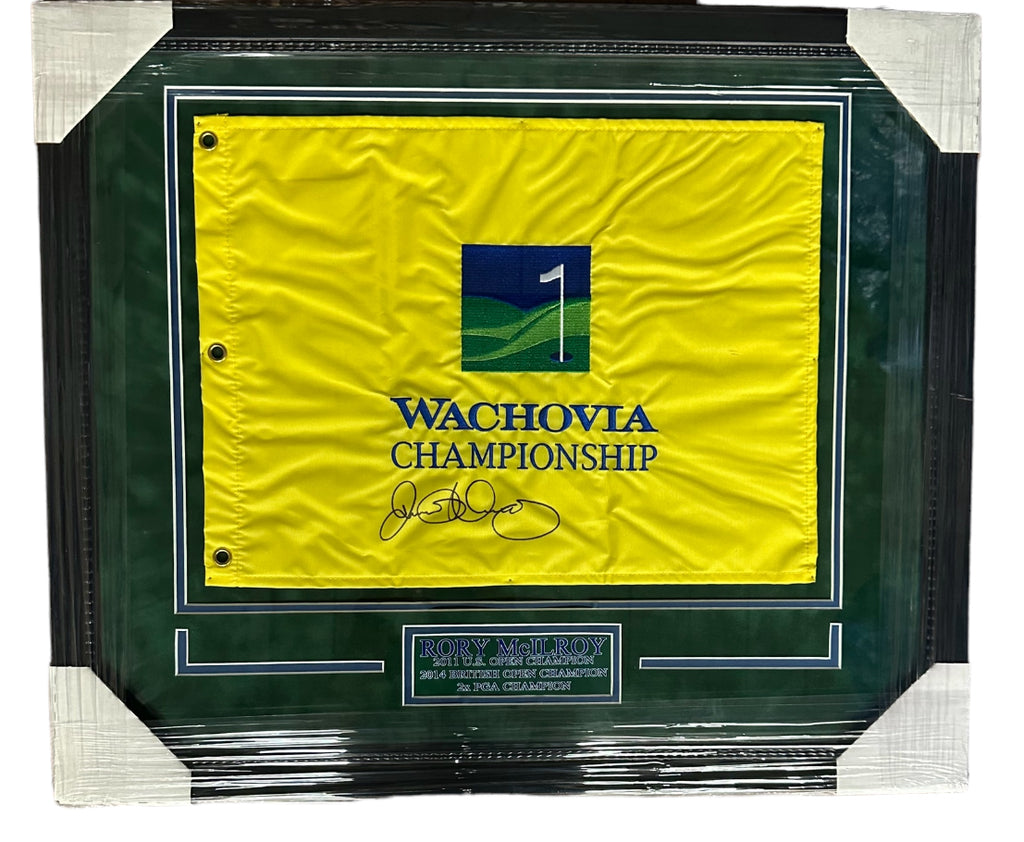 Rory McIlroy Autographed Wachovia Flag