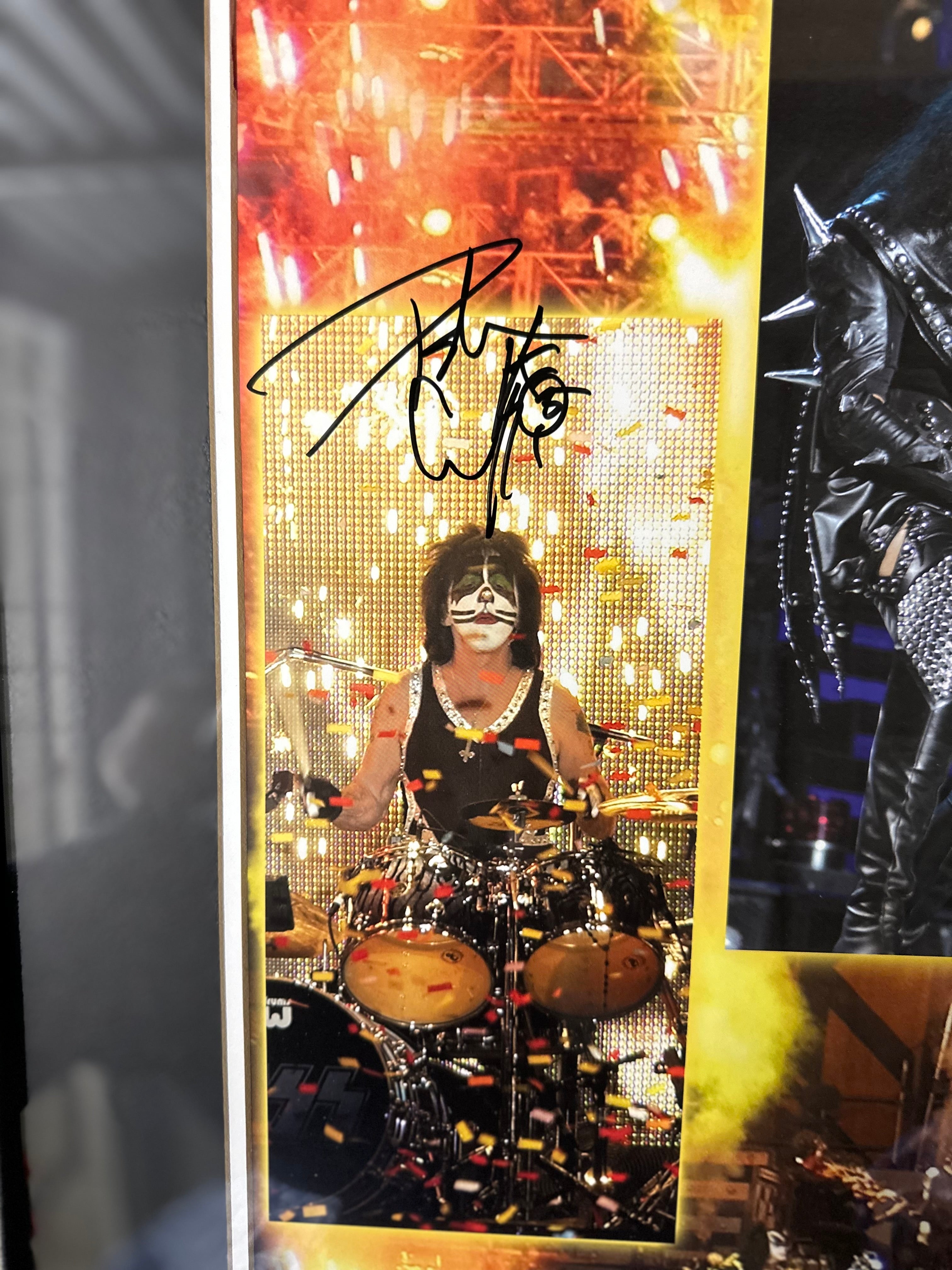 KISS Autographed by Original 4 and Tommy Thayer