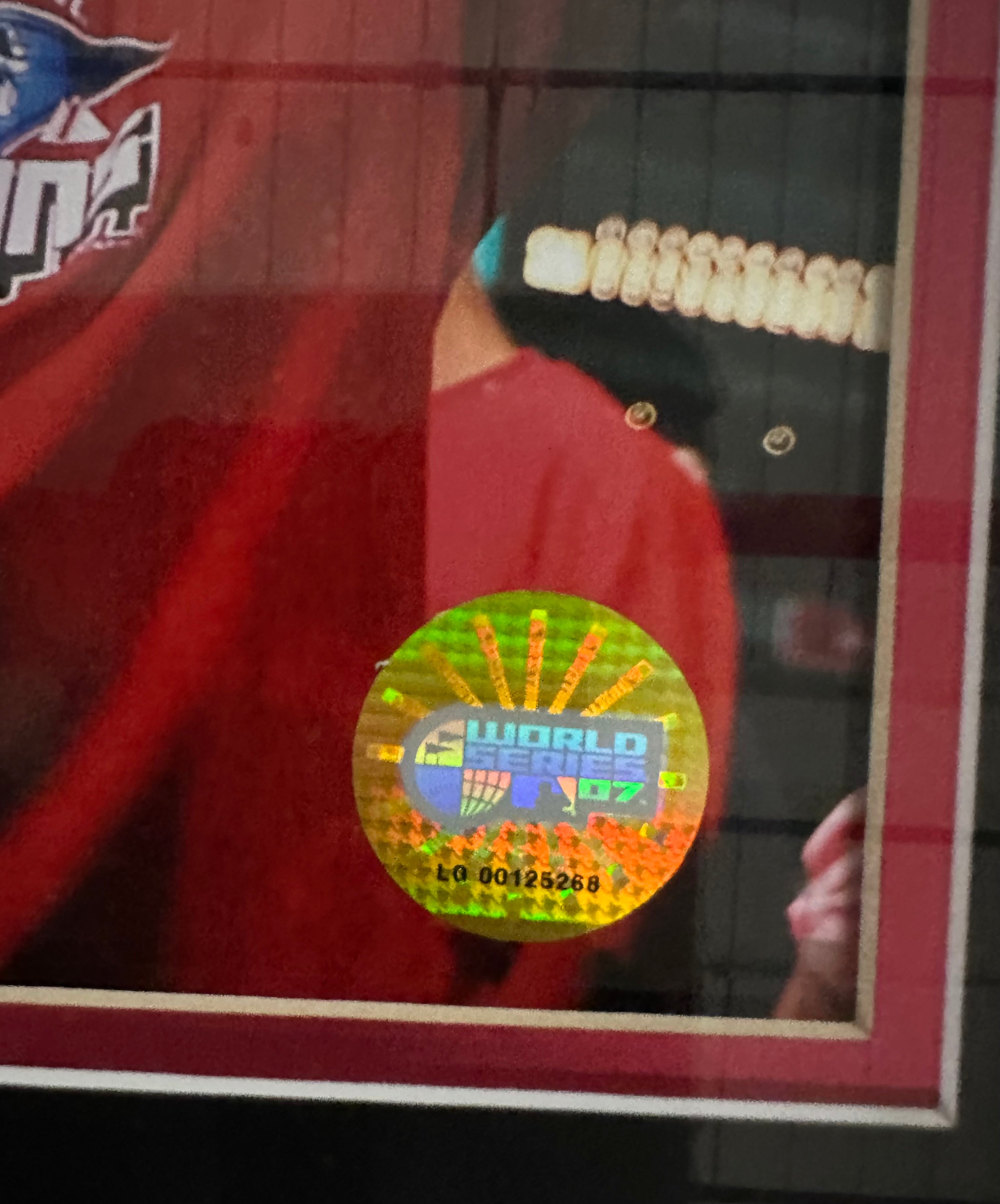 Boston Red Sox - Dustin Pedroia 2007 ALCS & 3D Signed Baseball