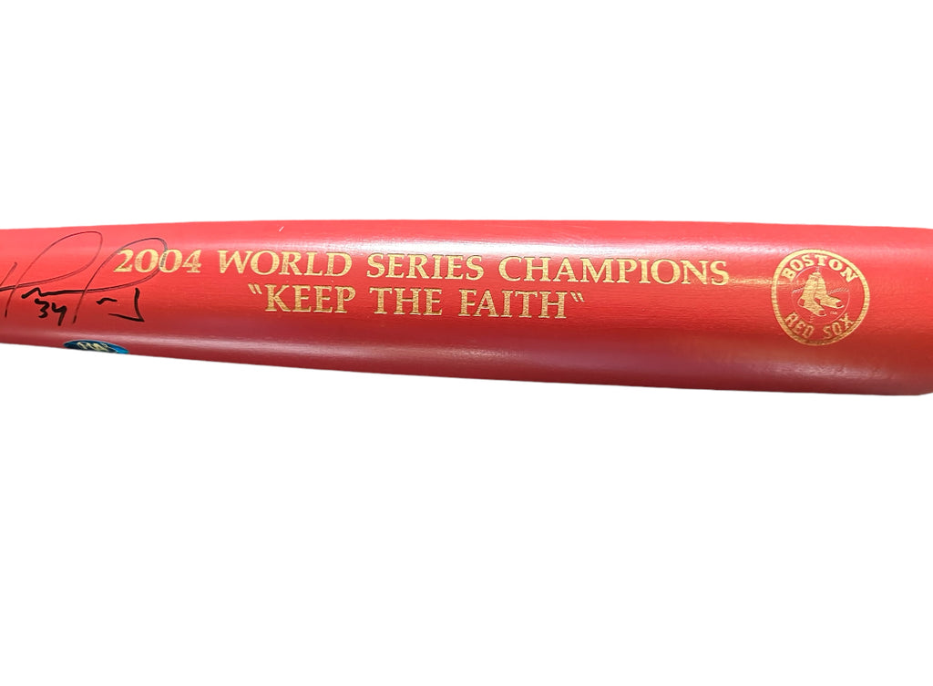 Boston Red Sox - David Ortiz signed 2004 World Series Champions Bat