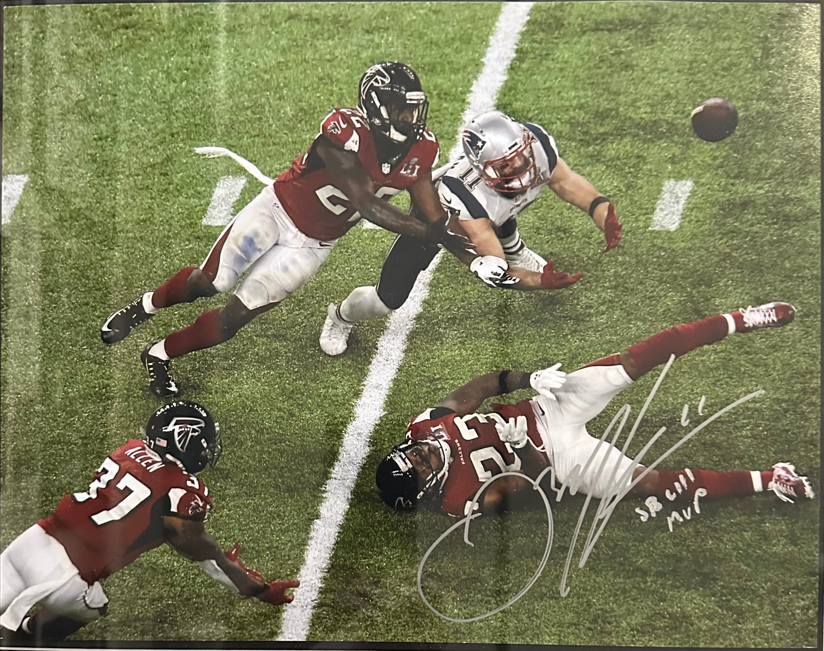 New England Patriots - Julian Edelman "The Catch" Autographed