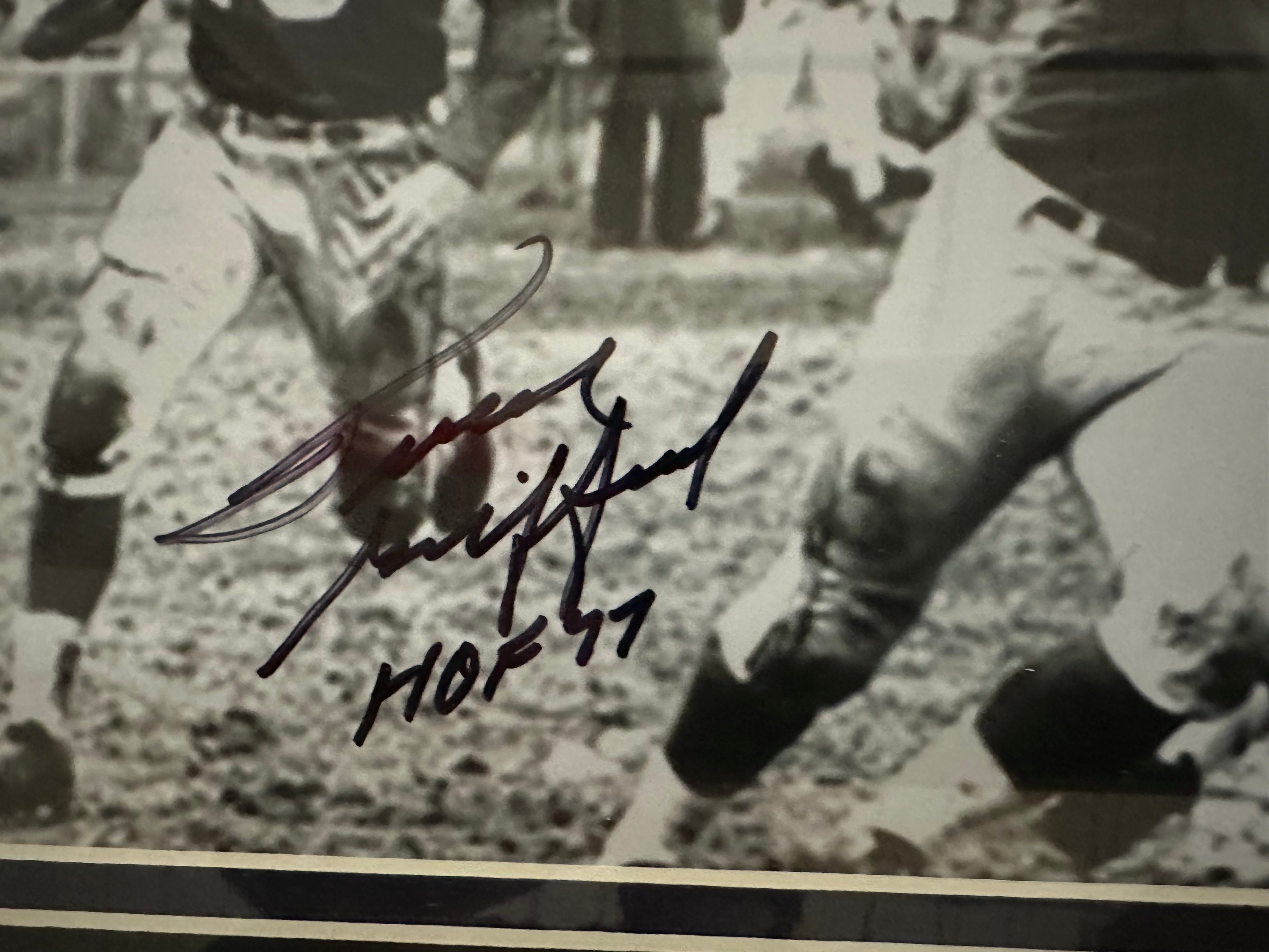 New York Giants - Frank Guifford Autographed 8x10 Photo