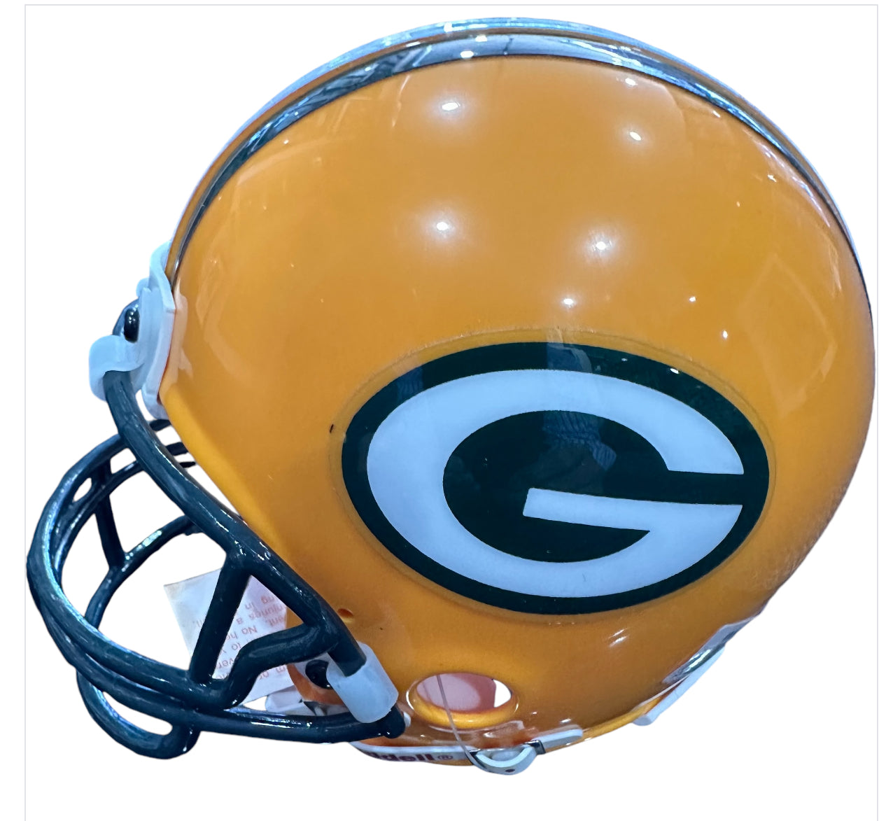 bart starr signed football helmet Green Bay Packers