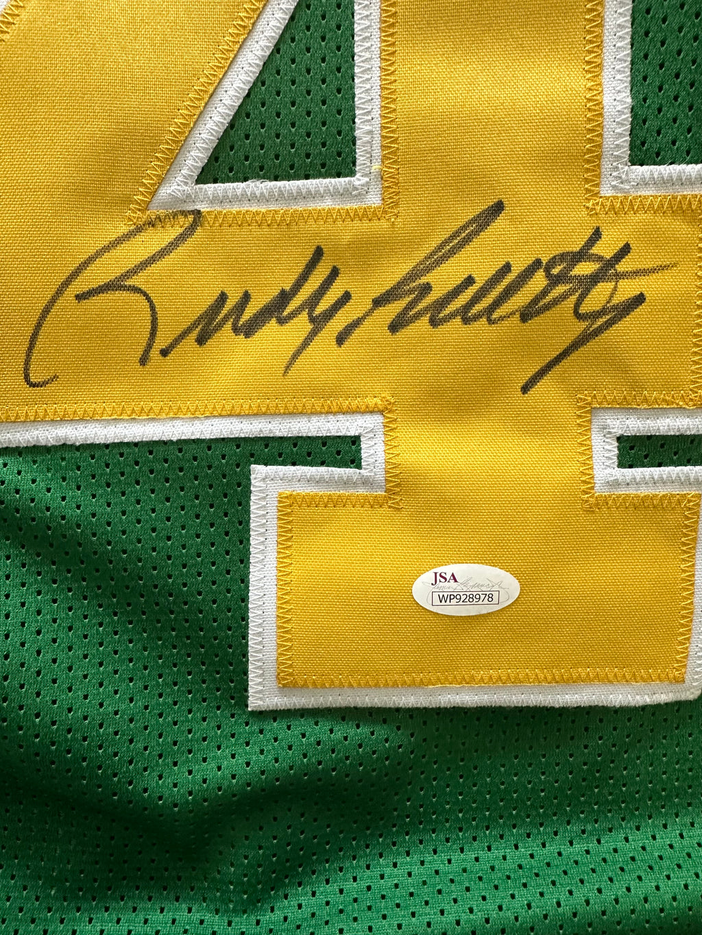 Notre Dame - Rudy Ruettigger Autographed Football Jersey