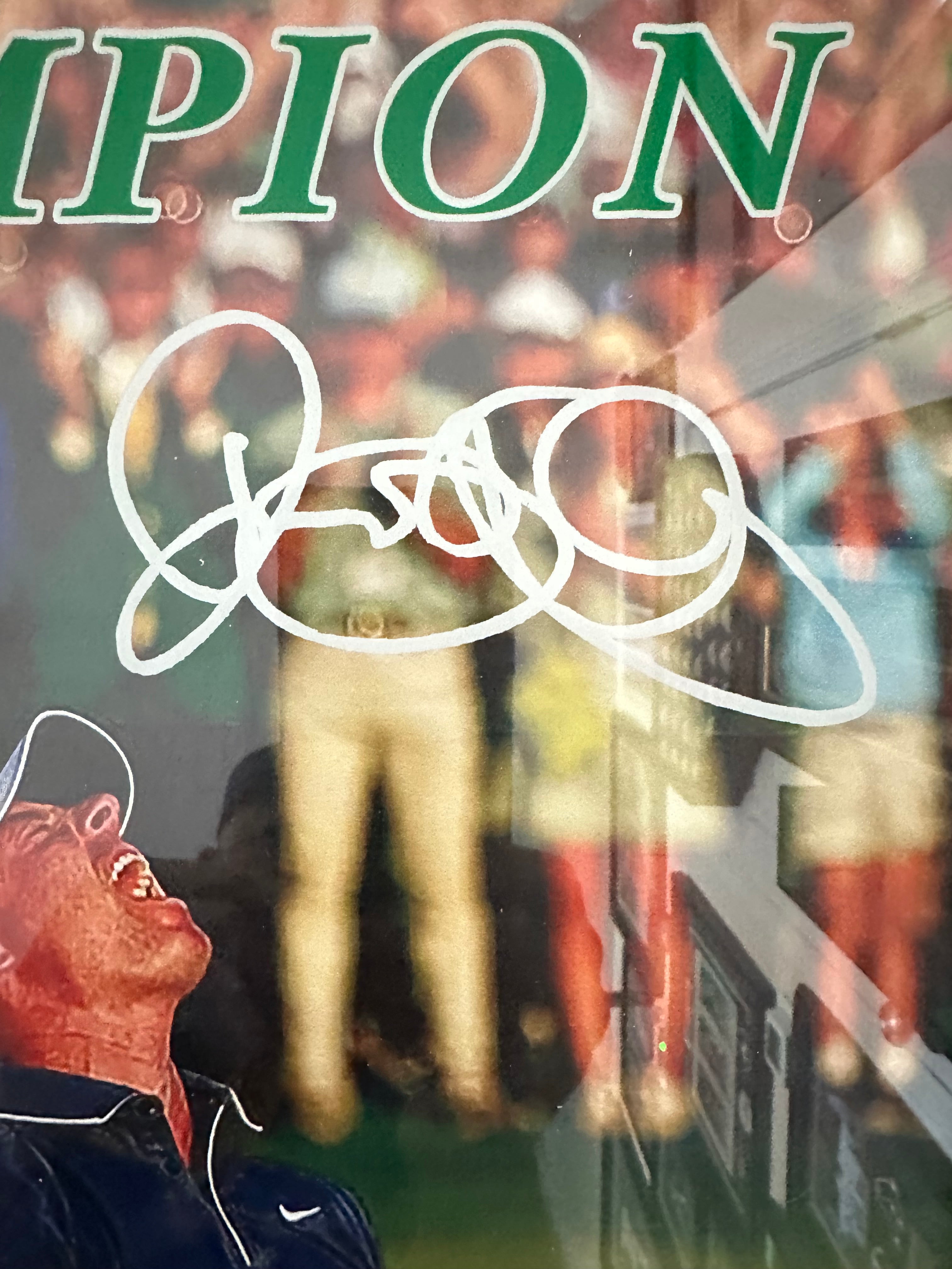 2025 Masters Champion - Rory McIlroy with facsimile signature