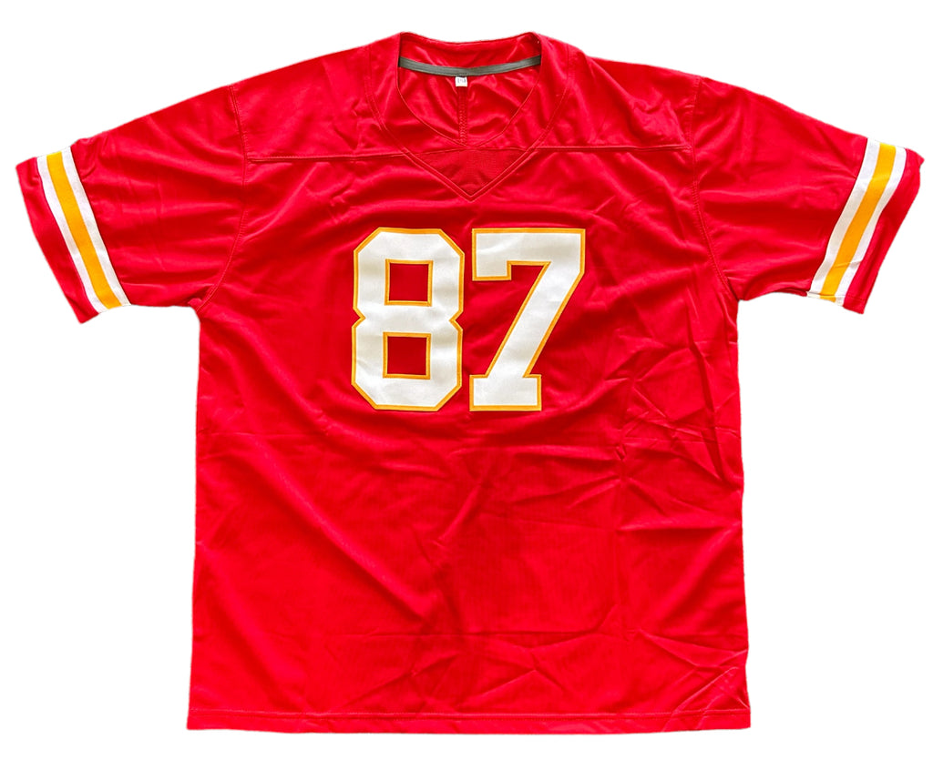Kansas City Chiefs - Travis Kelce Autographed Football Jersey