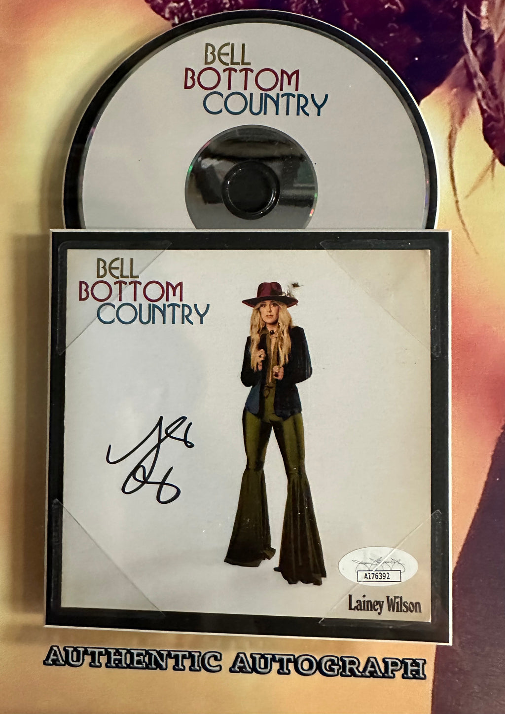 Lainey Wilson - "Bell Bottom Country" signed CD