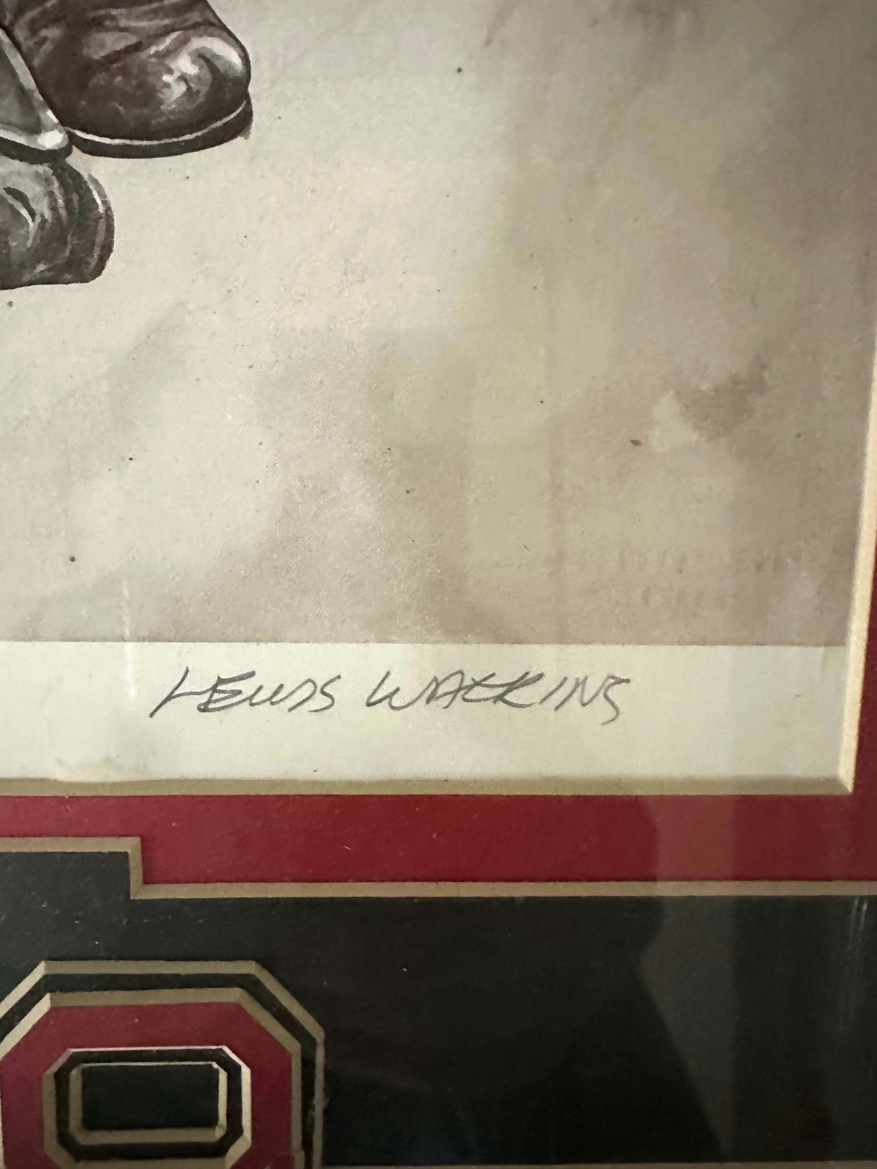 Boston Red Sox - Ted Williams #9 autographed Lithograph