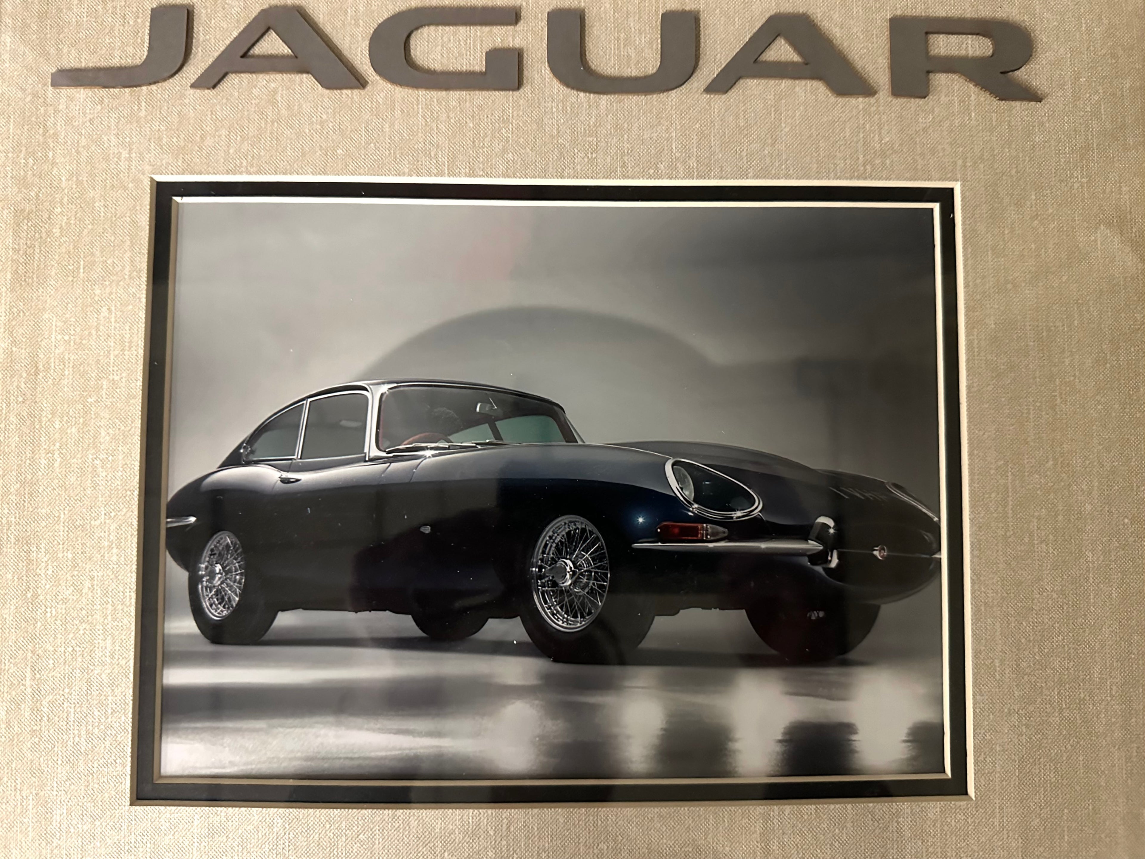 William Lyons Jaguar with License Plate and facsimile signature plate