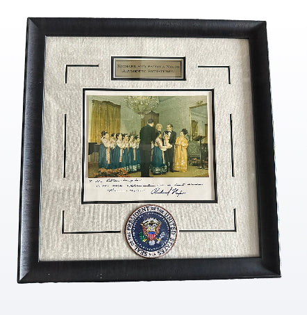 Richard & Patricia Nixon Autographed