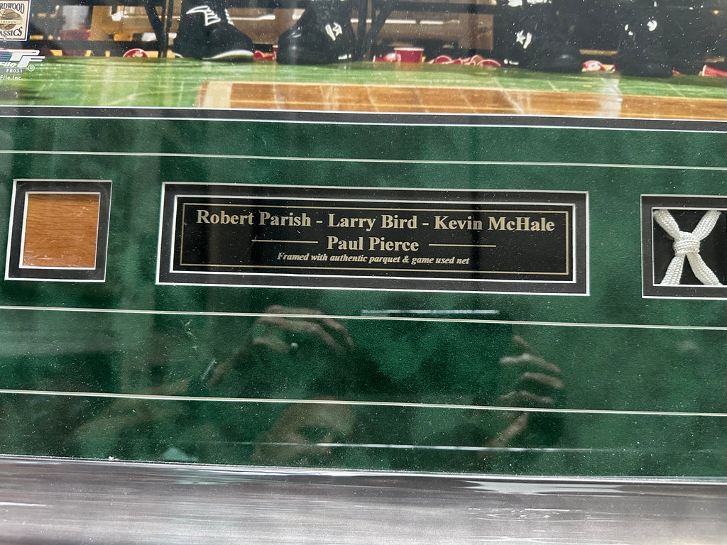 Boston Celtics Legends- Parish, Bird, McHale & Pierce Autographed