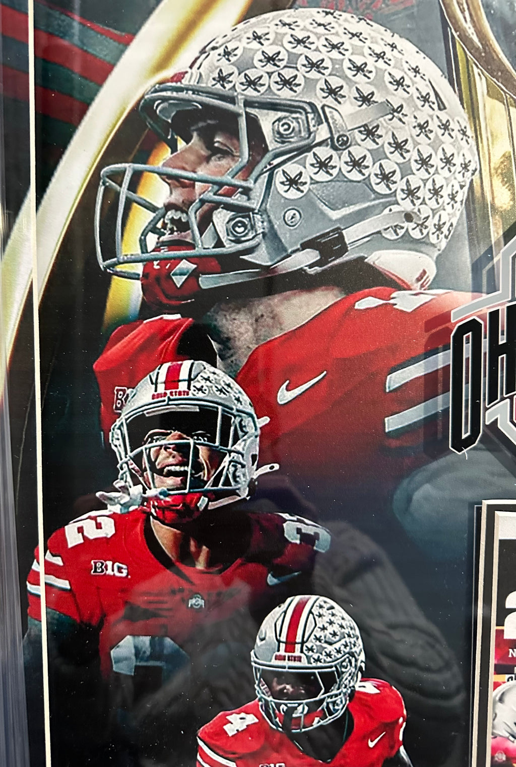 Ohio State 2025 National Champions with Replica game ticket