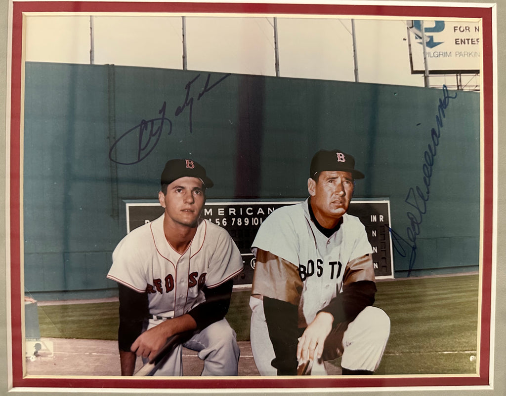 Boston Red Sox - 1967 Program & Scorecard with Multiple Autographed Cuts & Cards
