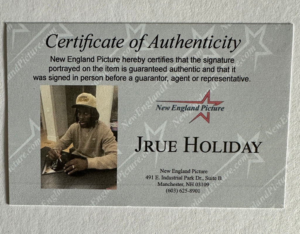 Boston Celtics Jrue Holiday Autographed