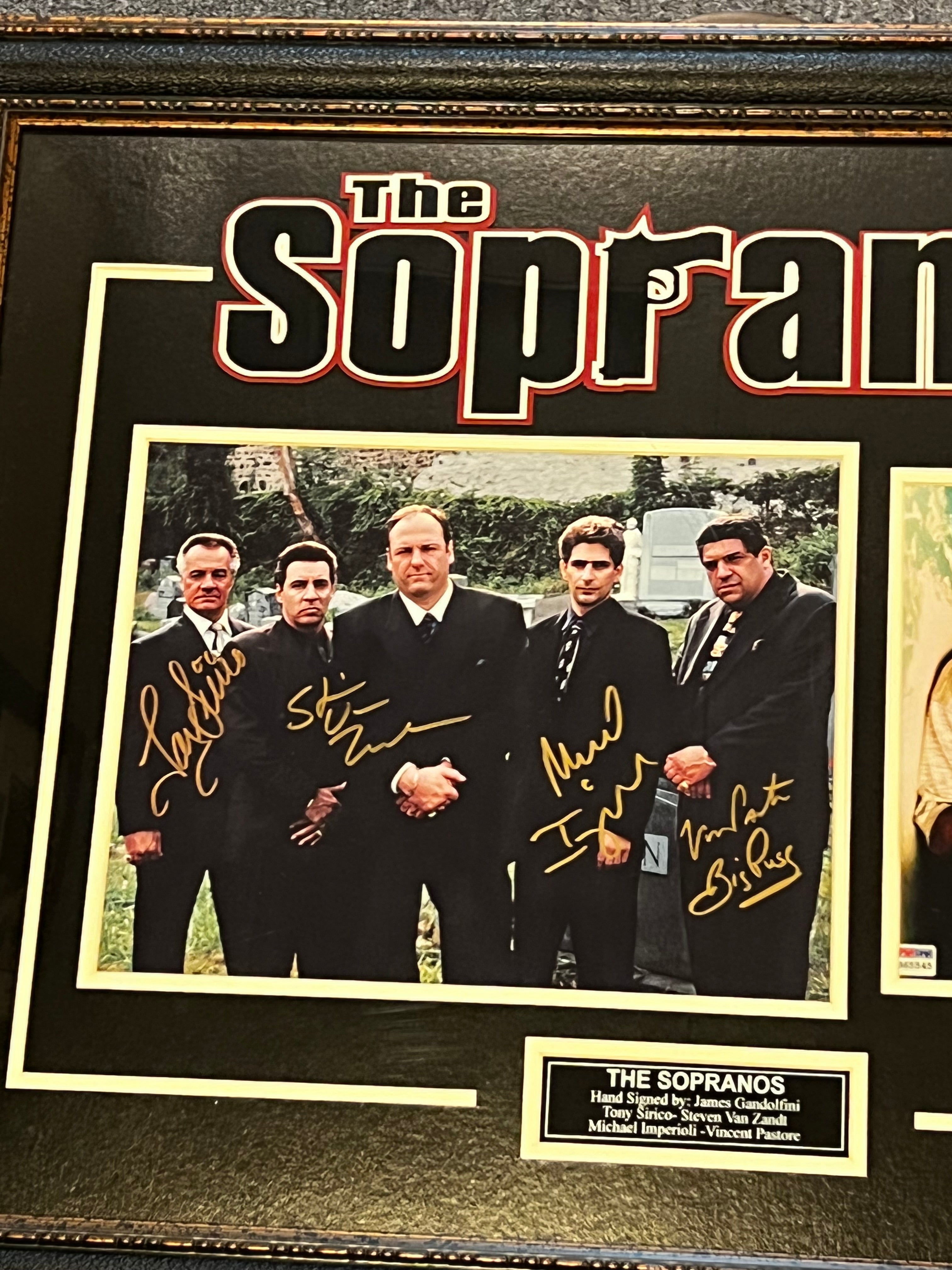 The Sopranos  - Male Cast Signed
