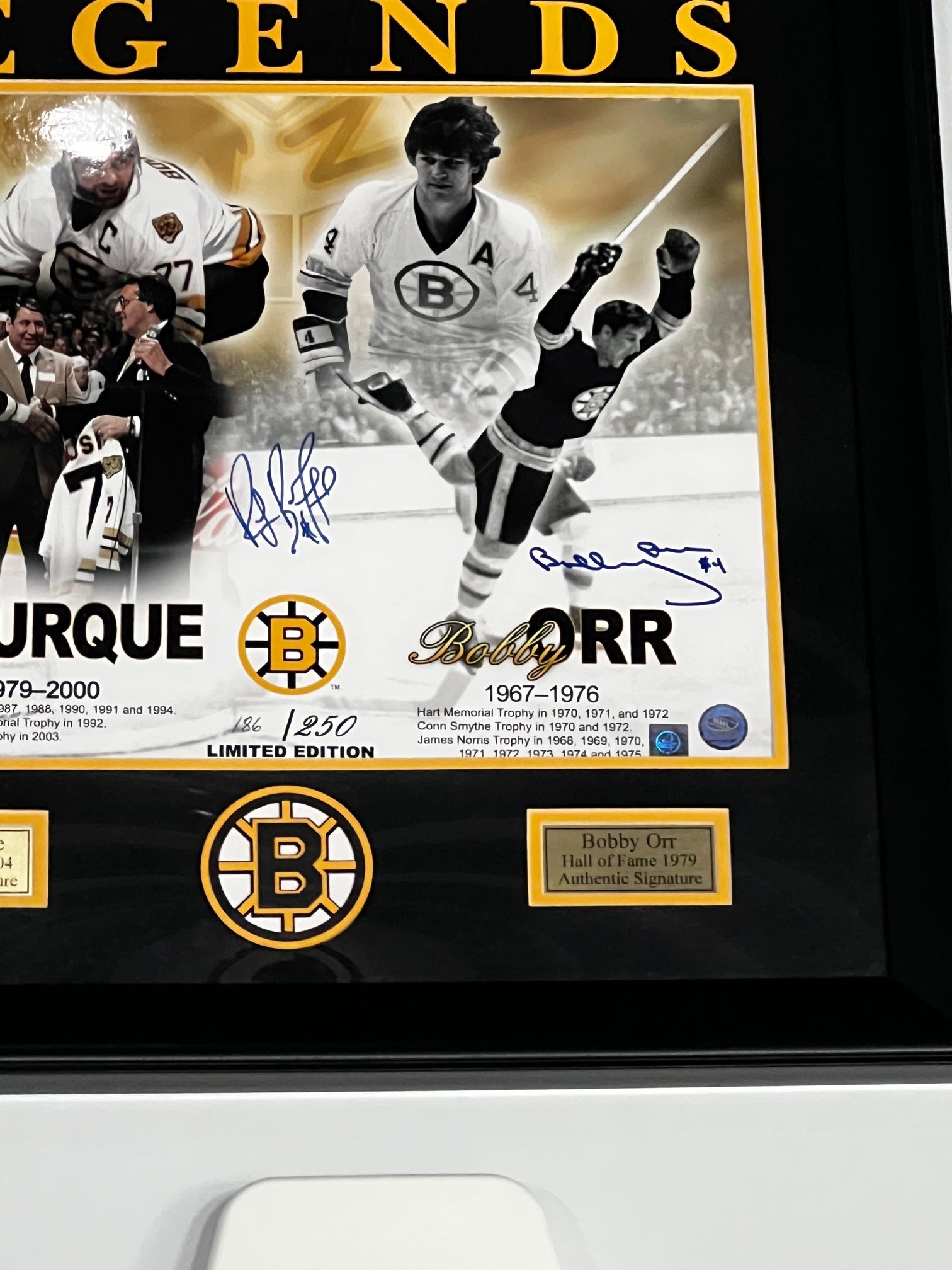 Boston Bruins Legends - Ray Bourque & Bobby Orr