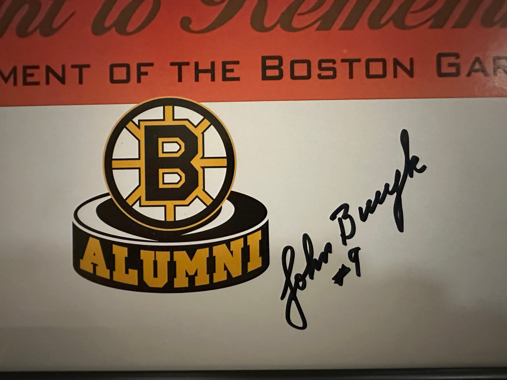 Boston Gardens Retirement - "A Night to Remember" with Multiple Autographs
