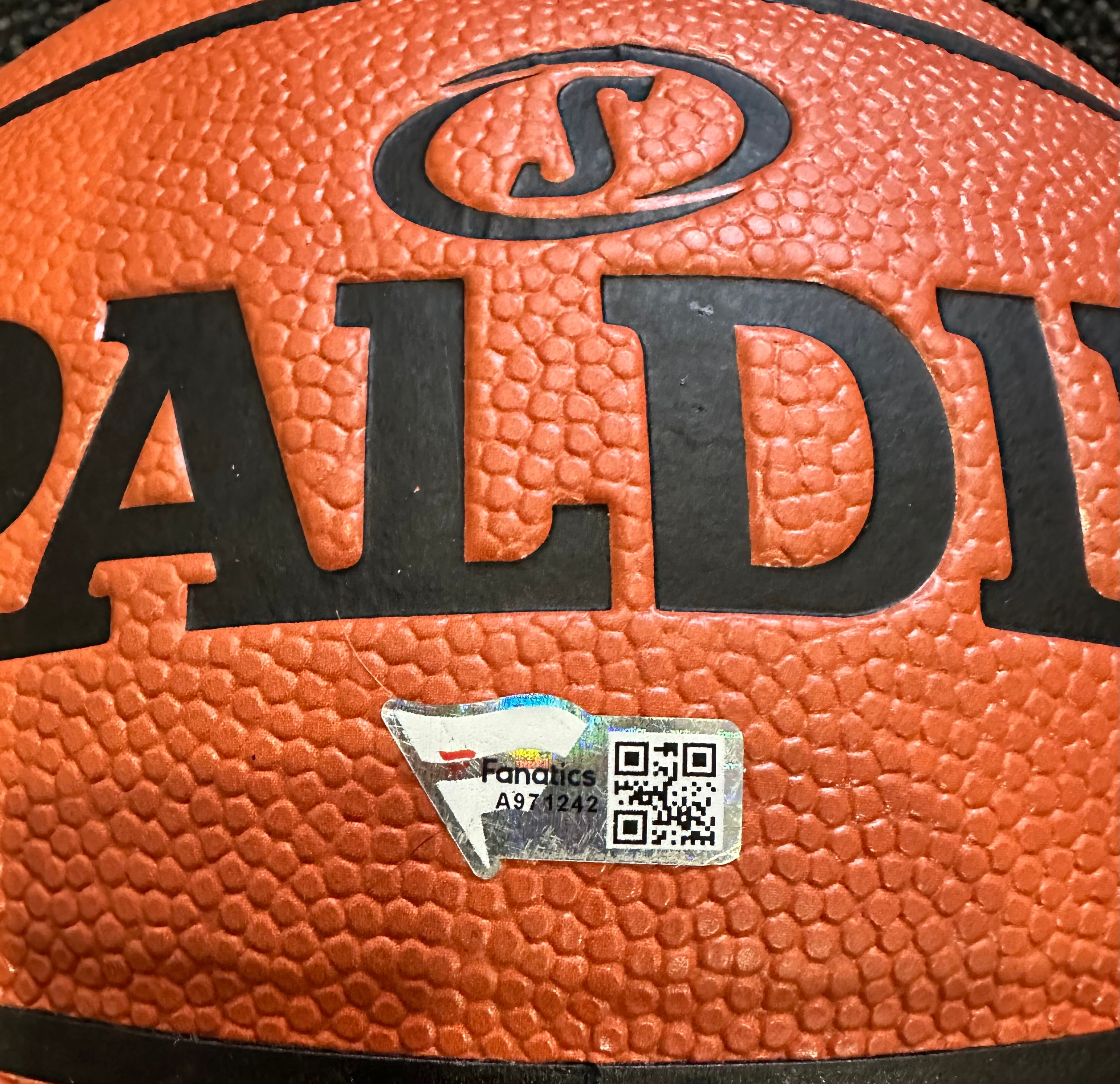 Boston Celtics - Kristaps Porzingis Autographed Spalding Basketball