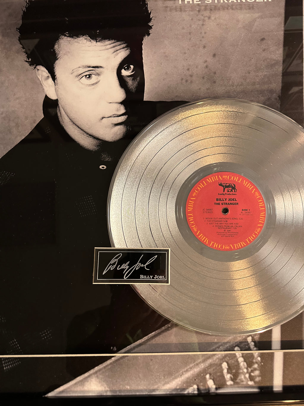 Billy Joel "The Stranger" Album (Facsimile)