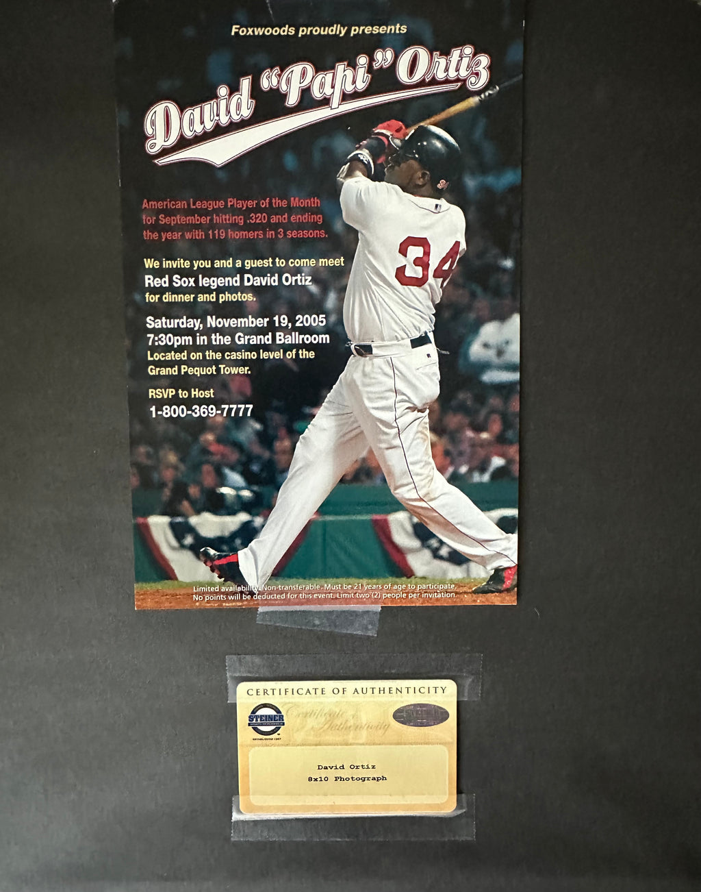 Boston Red Sox - David Ortiz Autographed