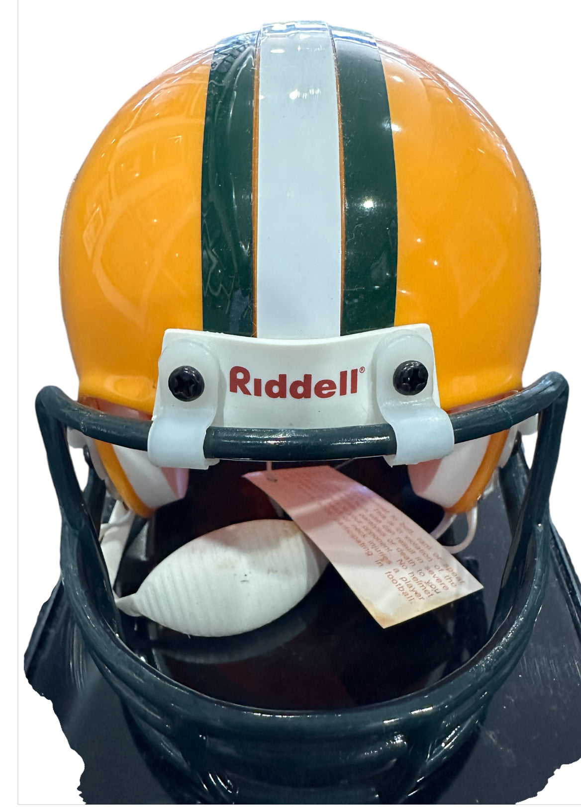 bart starr signed football helmet Green Bay Packers