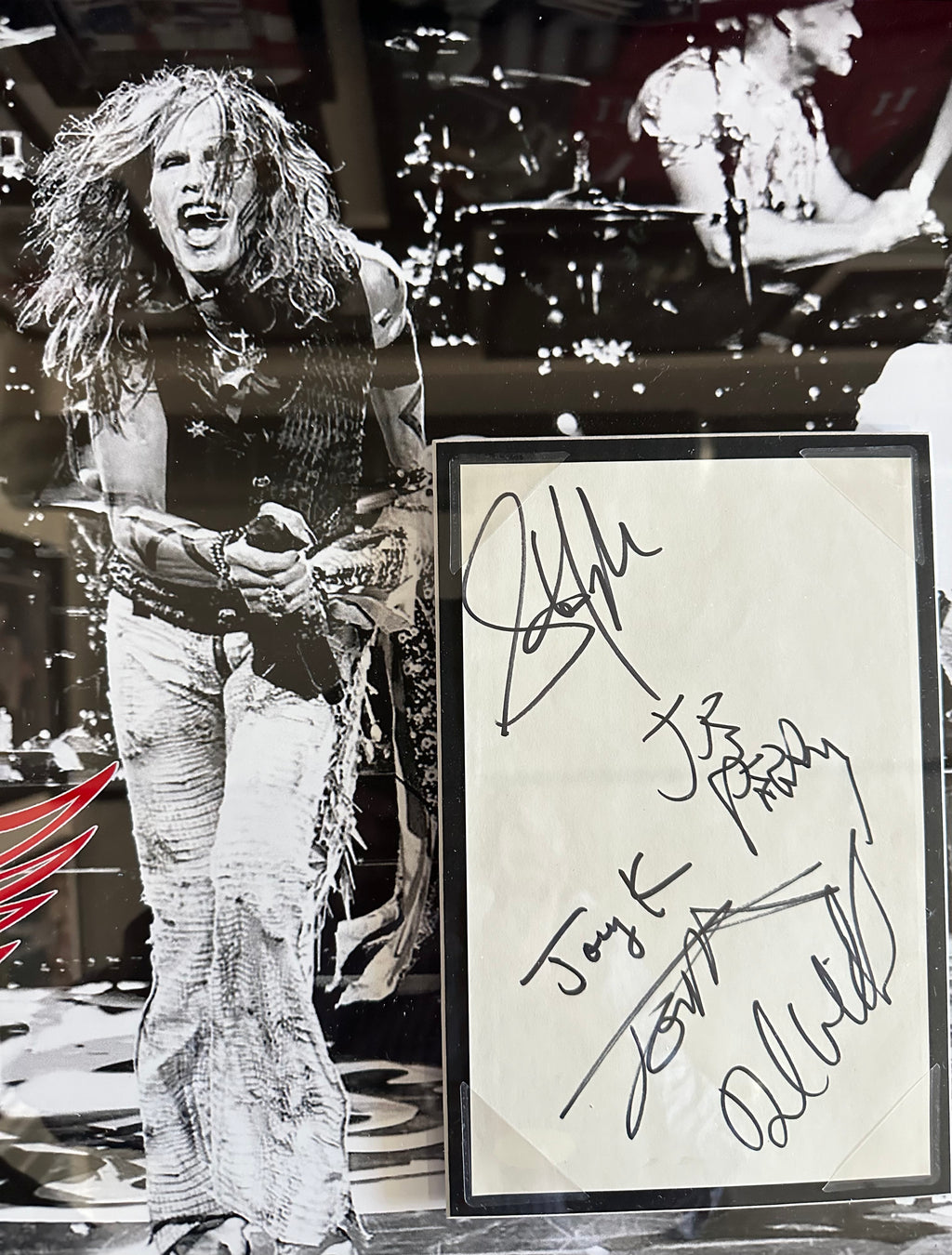 Aerosmith Band Autographed