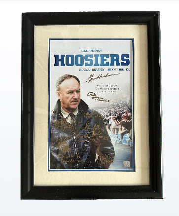 Gene Hackman - Hoosiers cast autographed(9)