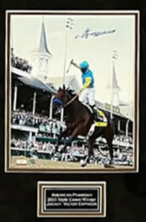 Triple Crown Champions - Jockey Autographed