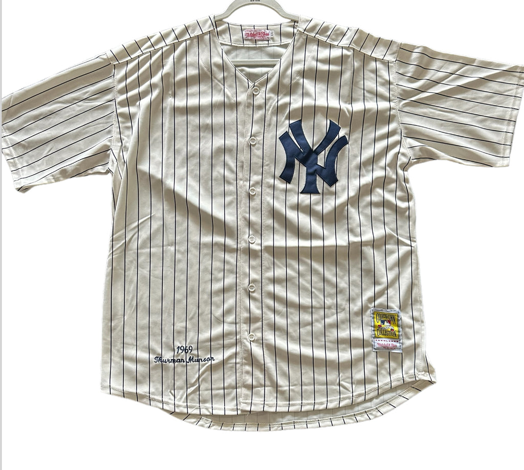 New York Yankees -  Thurman Munson 1969 Cooperstown Baseball Jersey