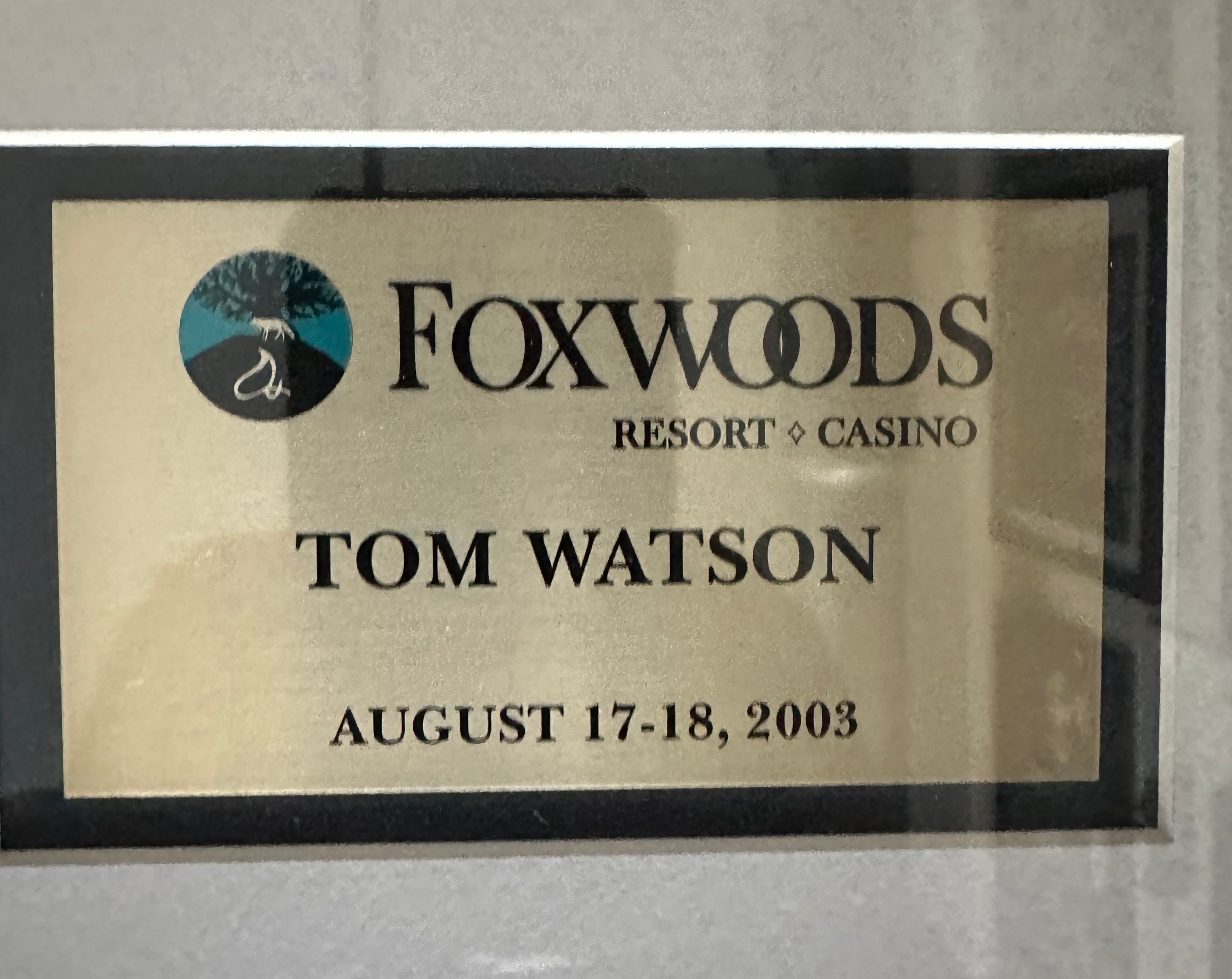 Tom Watson Autographed