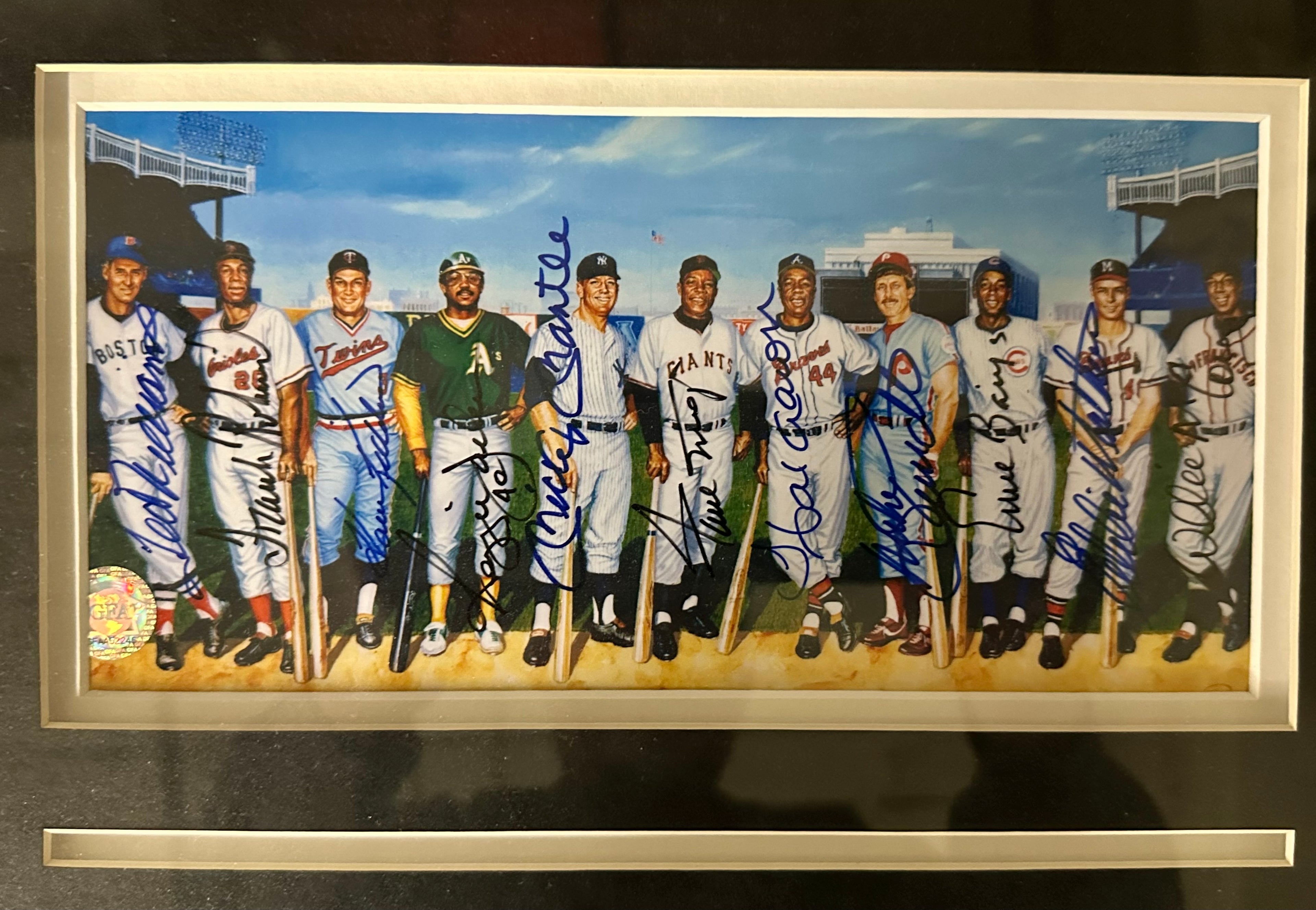 500 Homerun Club with 11 autographs