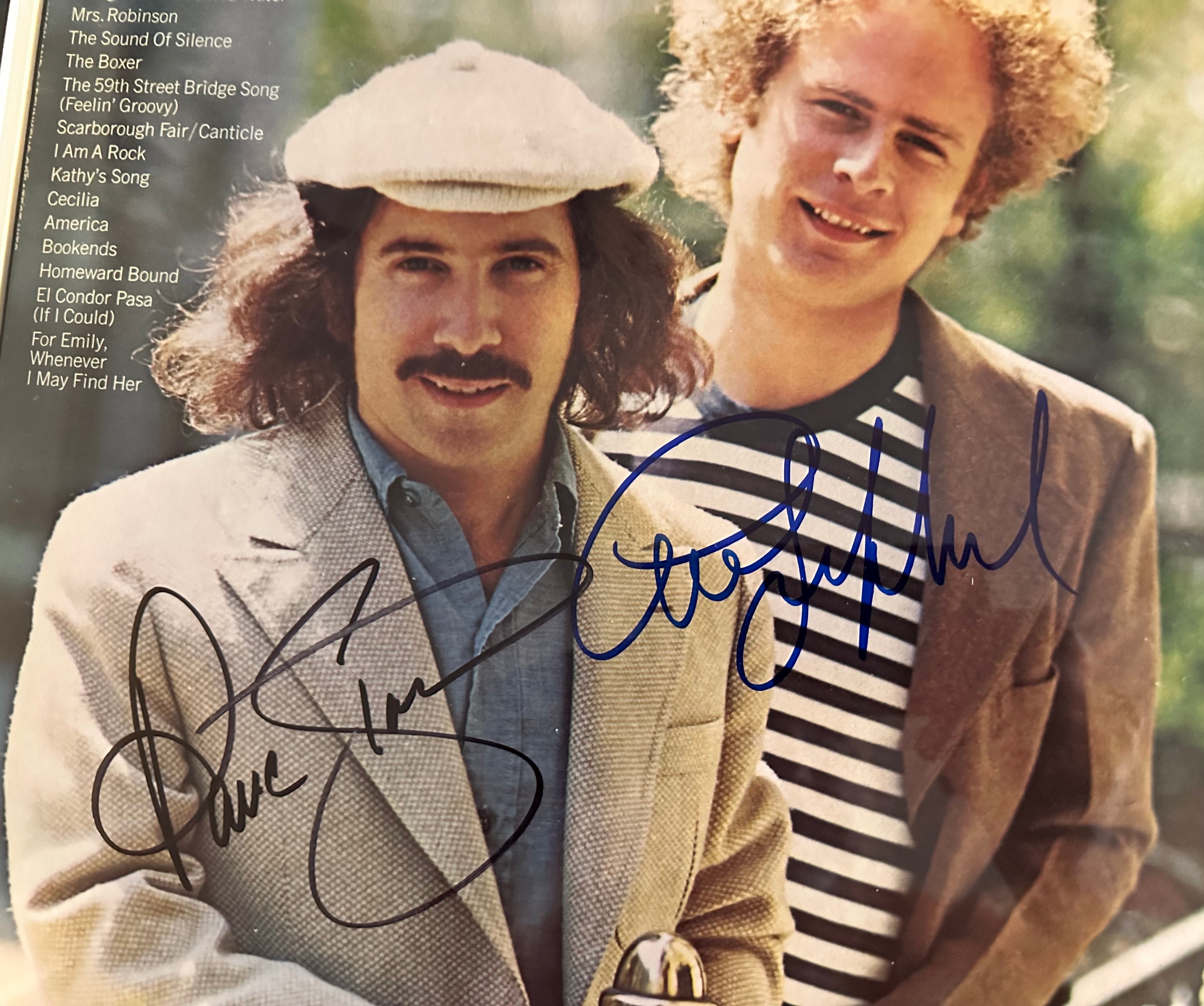 Simon & Garfunkel - Greatest Hits signed album
