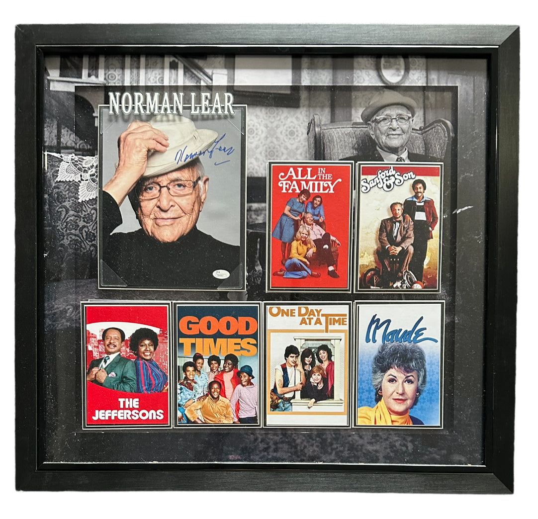 Norman Lear Autographed - His 1970's starting Hit TV series