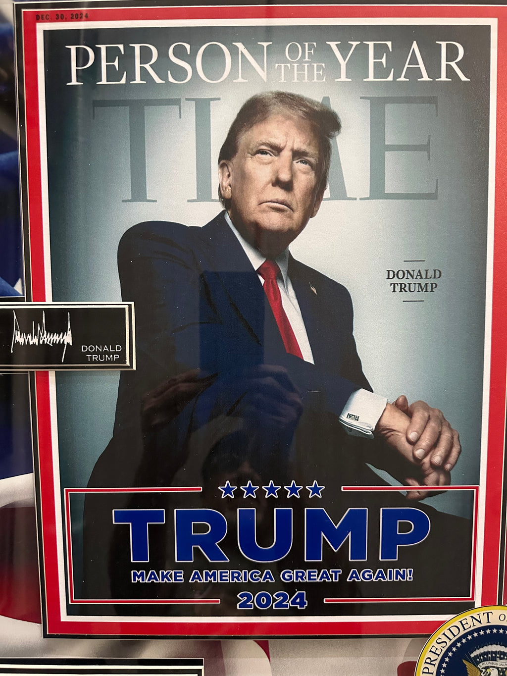 Donald Trump "Person of the Year" Time Magazine