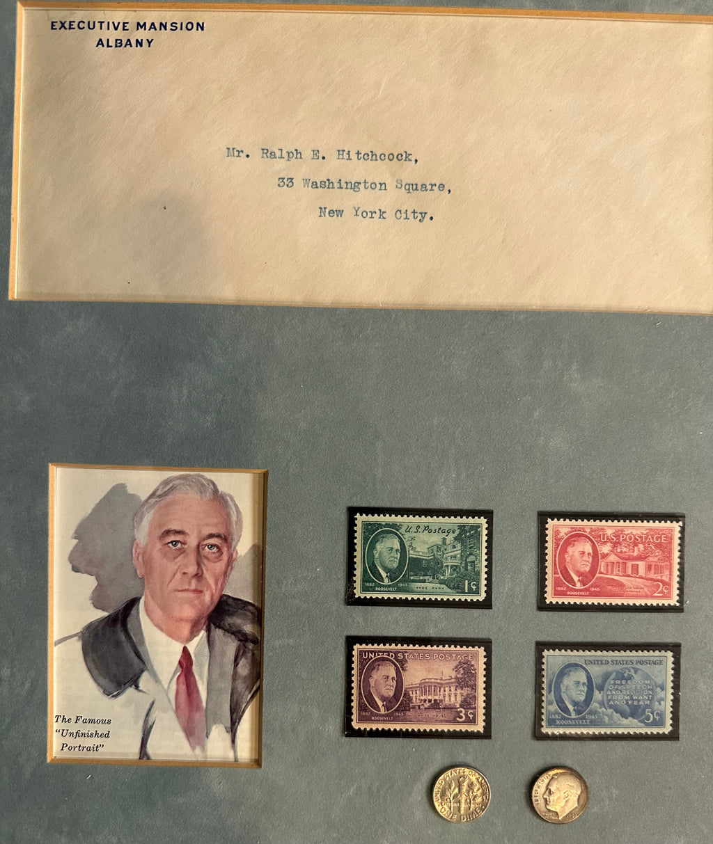 Franklin D Roosevelt Letter