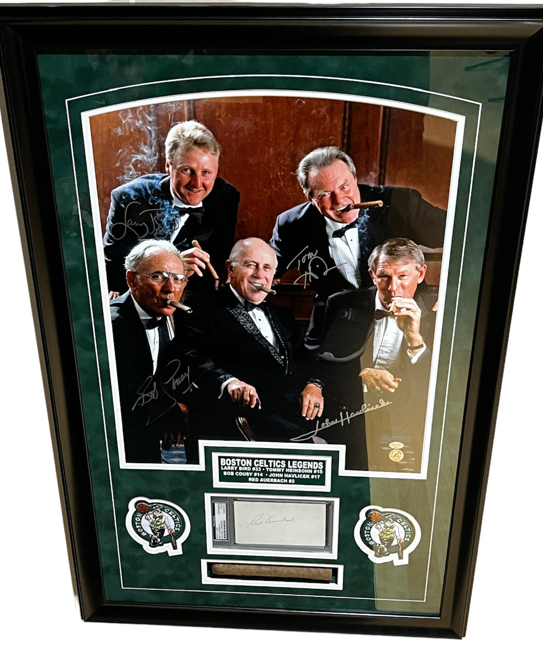 Boston Celtics Legends - "Cigars" Autographed